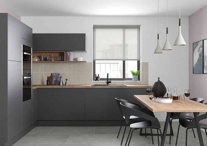 Crystalline Voile, Light Grey - Roller Blind - Image 5